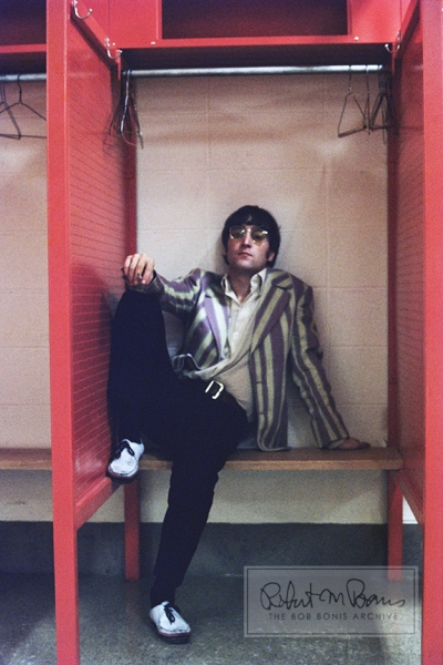 John Lennon in the Club House, Busch Memorial Stadium, St. Louis, Missouri, August 21, 1966 #1
