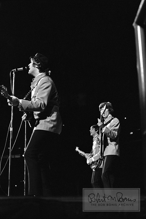 John Lennon, Paul McCartney, George Harrison, Memorial Coliseum, Portland, OR, August 22, 1965 #1