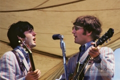 Paul McCartney and John Lennon On Stage, Crosley Field, Cincinnati, OH, August 21, 1966 #1