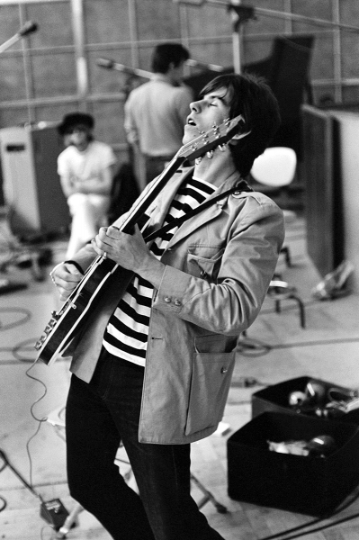 Keith Richards, Brian Jones, Ian Stewart, RCA Studios, Hollywood, California, September 1965