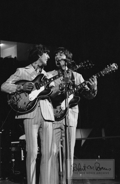 George Harrison, John Lennon, Olympia Stadium, Detroit, MI, August 13, 1966 #1