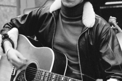 Keith Richards with his Gibson Hummingbird Guitar, RCA Studios, December, 1965 #1
