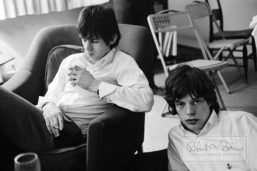 Mick Jagger and Keith Richards, Chicago, IL, November 10, 1964 #1