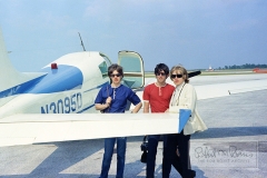 Mick Jagger, Keith Richards, Brian Jones, Clearwater Airpark, FL, May 7, 1965 #1