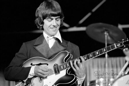 George Harrison On Stage, Mid-South Coliseum, Memphis, TN, August 19, 1966 #1