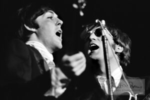 Paul McCartney and John Lennon On Stage, Mid-South Coliseum, Memphis, TN, August 19, 1966 #1